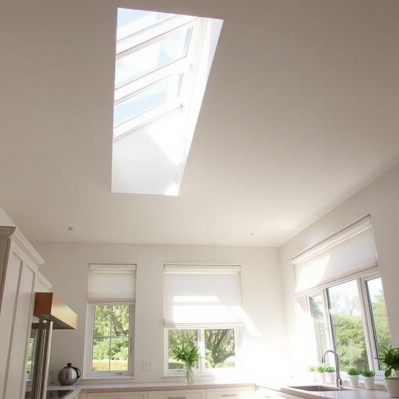 Skylight Motorized · Vaulted Kitchen